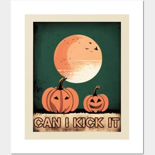 vintage pumpkin halloween Posters and Art